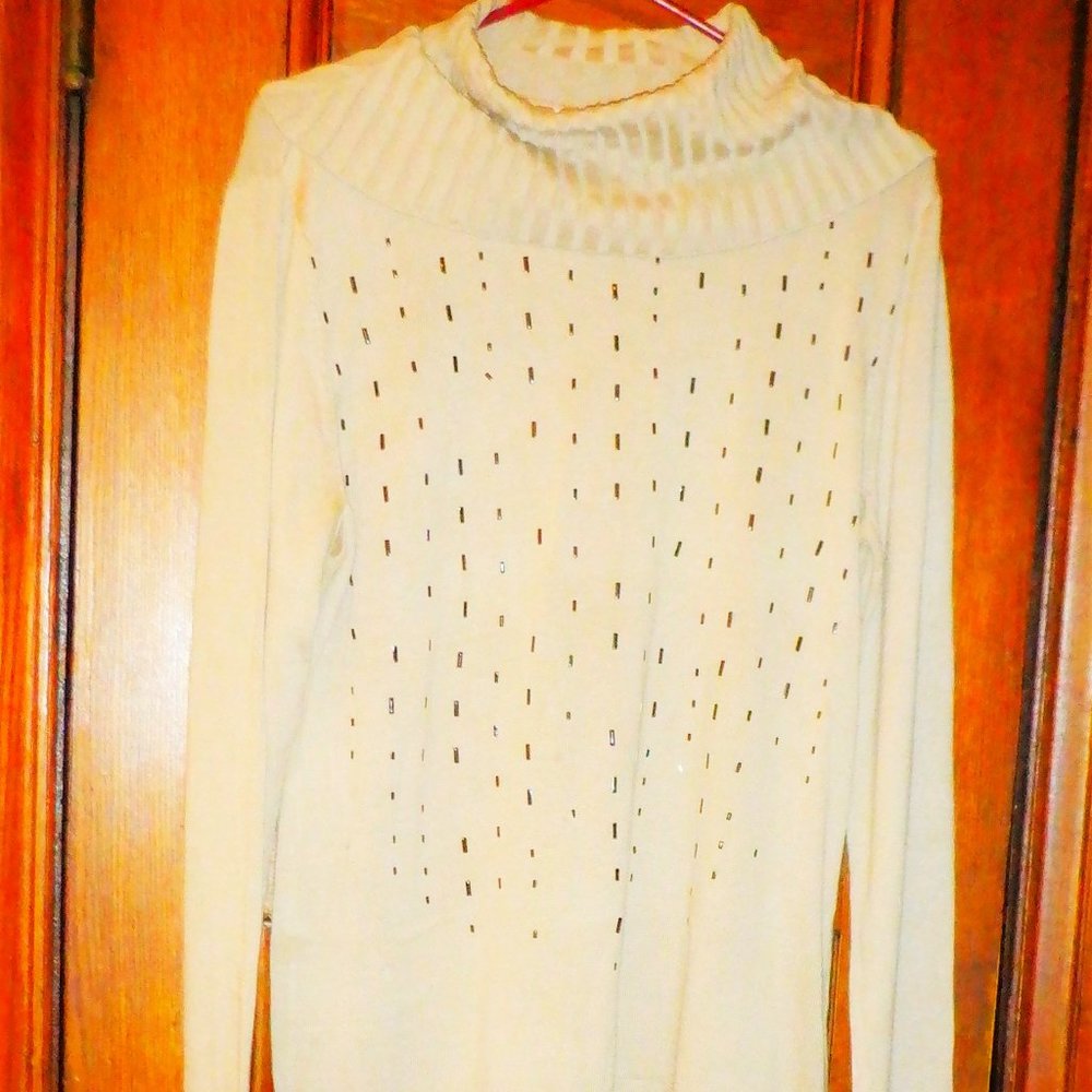 ~~~  INSPIRED  STYLE ~~~ PULLOVER with Cowl Type Collar